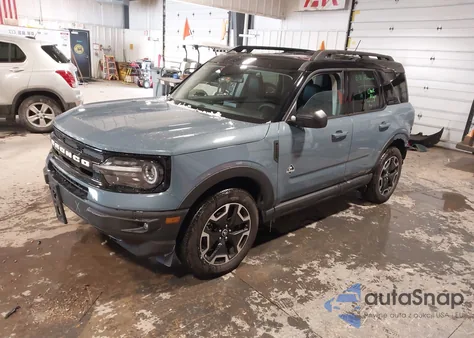 2024 Ford Bronco Sport Outer Banks из США, поврежденный, VIN 3FMCR9C6XRRF35563